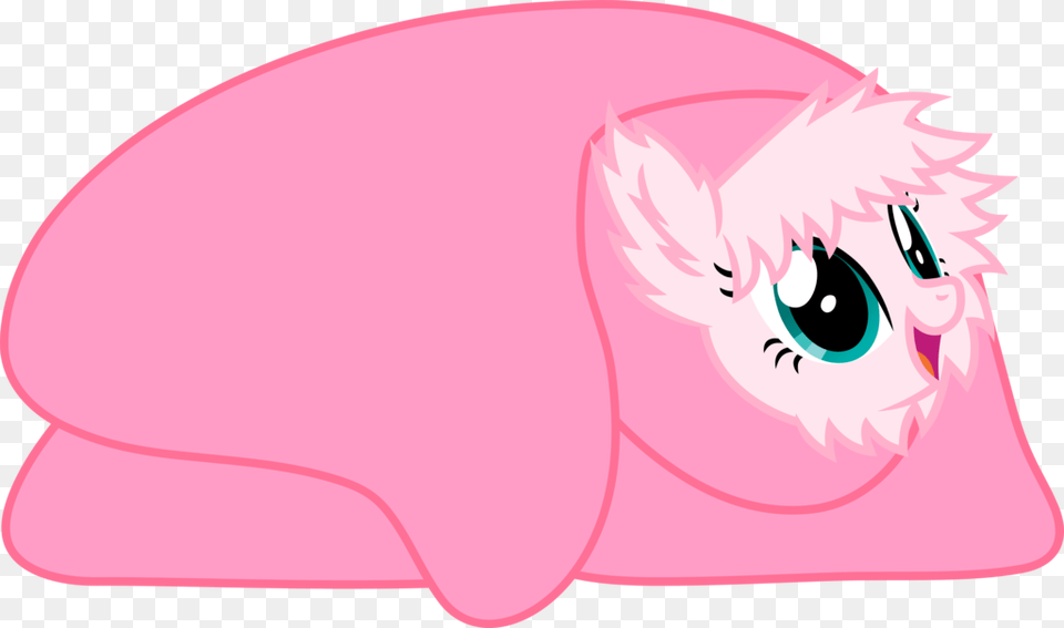 Fluffle Puff Wrapped In A Blanket Vector By Weegeestareatyou Free Png Download