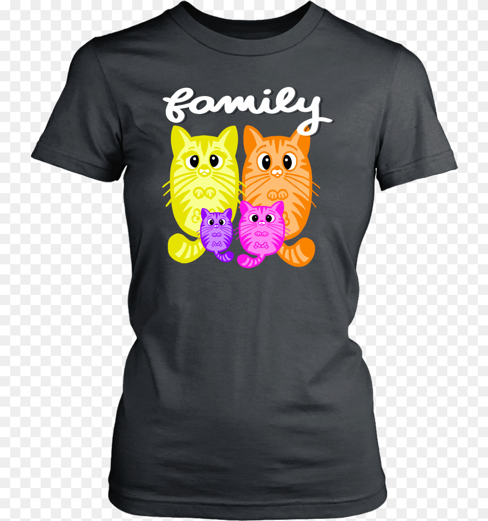 Fluffy Cat Family Team Together Everyone Achieves More Shirt, Clothing, T-shirt Free Png Download