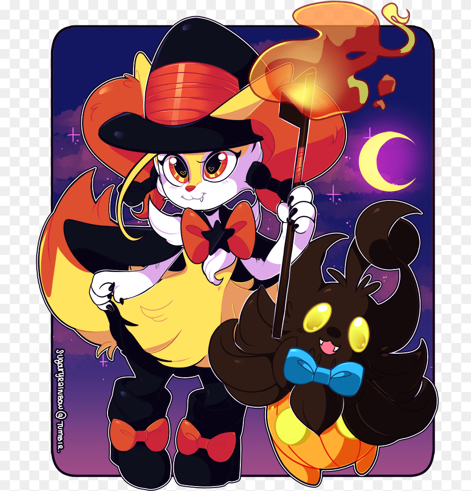 Fluffy Halloween Pokemon Braixen Fan Art, Baby, Person, Face, Head Png Image