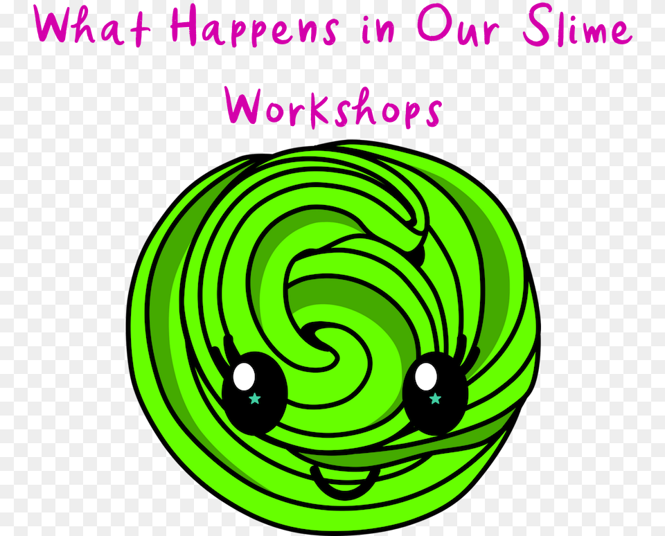 Fluffy Slime Vortex, Spiral, Green Free Transparent Png