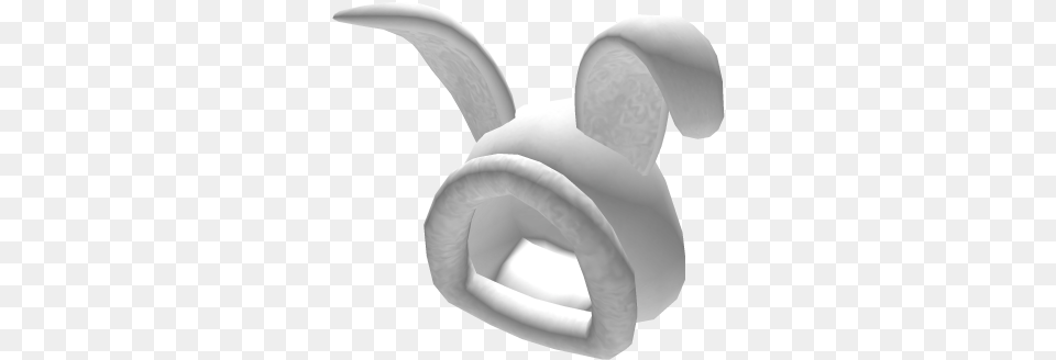 Fluffy White Bunny Hood Roblox Crescent, Lighting, Pottery, Baby, Person Png Image
