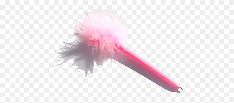 Fluffypen Krista Suh Pink Fluffy Pen Transparent, Brush, Device, Tool, Person Free Png