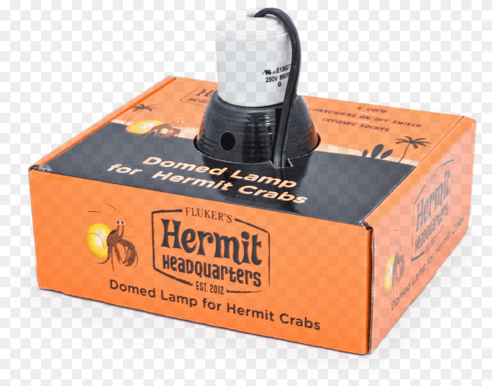 Fluker S Domed Lamp For Hermit Crabs, Bottle, Box, Animal, Invertebrate Free Png