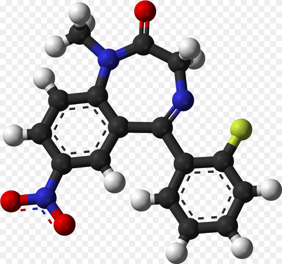 Flunitrazepam 3d Balls Important Biochemicals And Organic Compounds Book, Chess, Game, Sphere Png Image