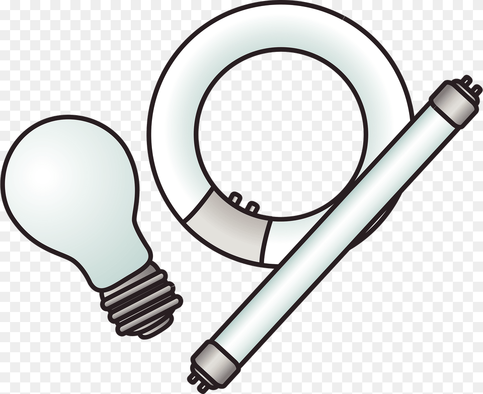 Fluorescent Lamp Light Bulb Clipart, Lightbulb, Smoke Pipe Free Png