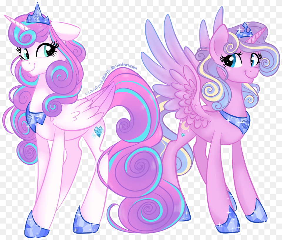 Flurry Heart My Little Pony Cadence, Book, Comics, Publication, Purple Free Png