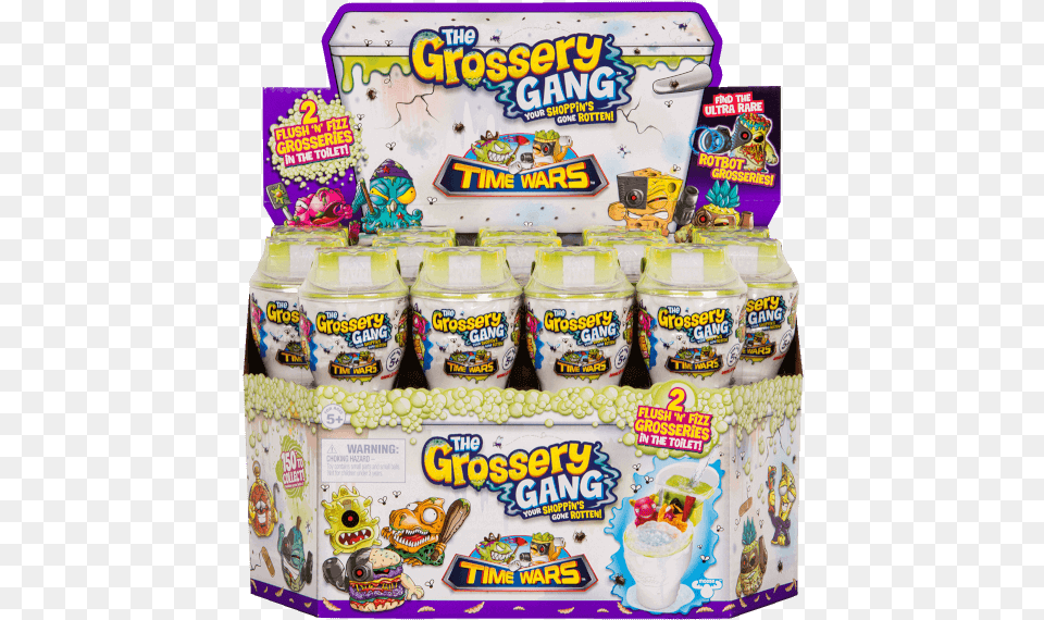 Flush 39n39 Fizz Surprise Pack Grossery Gang Time Wars, Food, Sweets, Candy Free Png Download