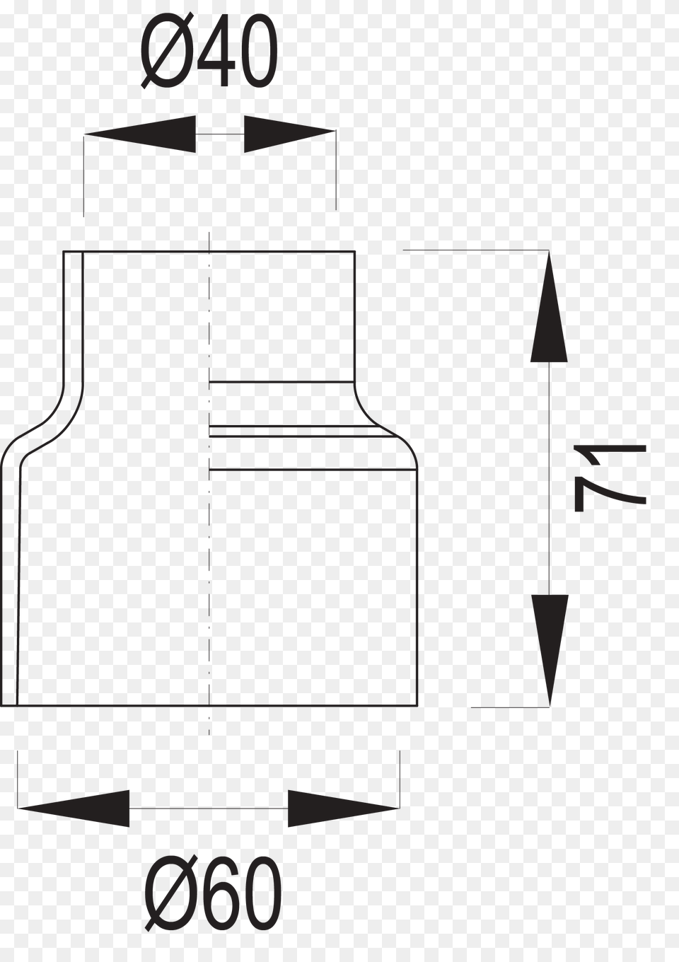 Flush Pipe Wrap Over Connector Seal N, Chart, Plot Free Png