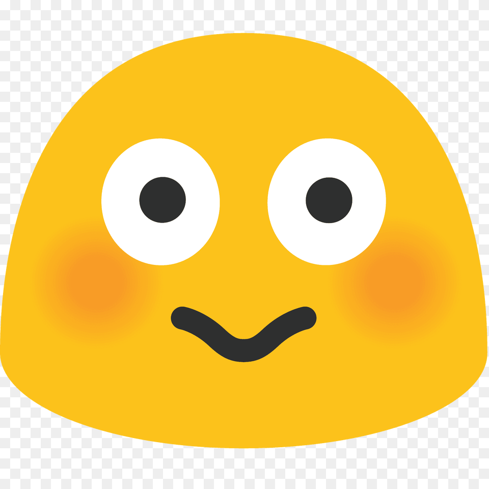 Flushed Face Emoji Clipart, Cap, Clothing, Hat, Animal Png