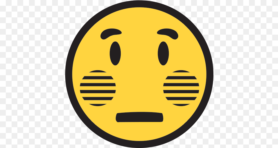 Flushed Face Emoji For Facebook Email Smiley, Logo, Sphere, Head, Person Png