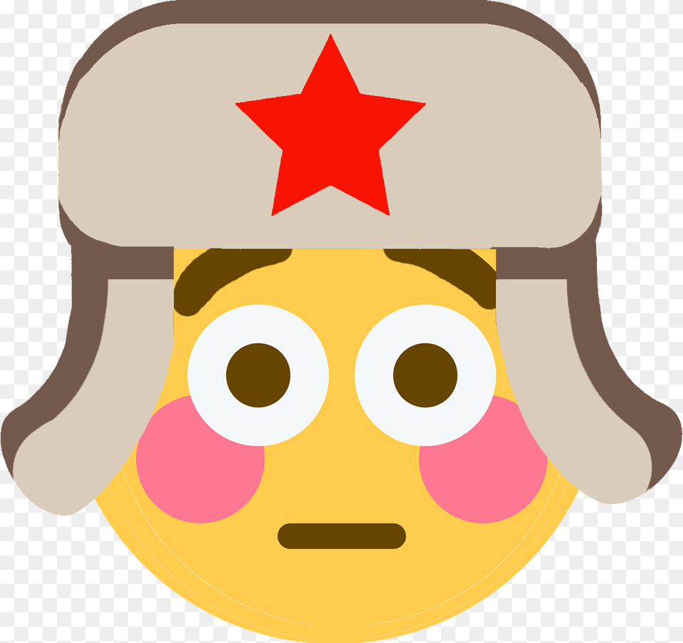 Flushed Russian Discord Emoji Soviet Flag Emoji Discord, Symbol Free Transparent Png