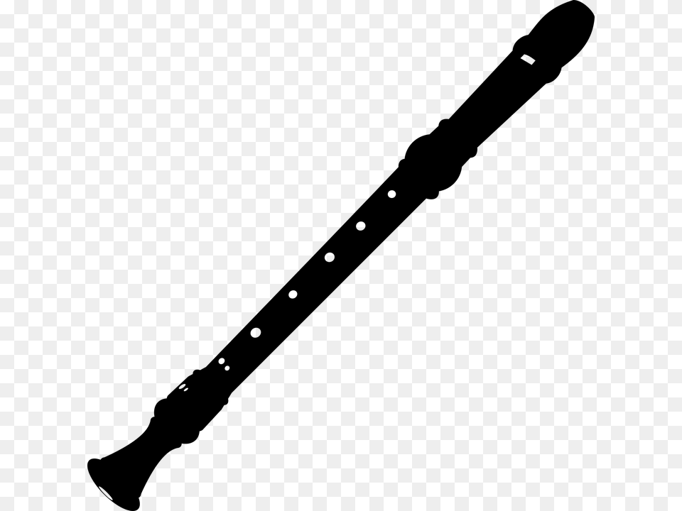Flute, Gray Free Png