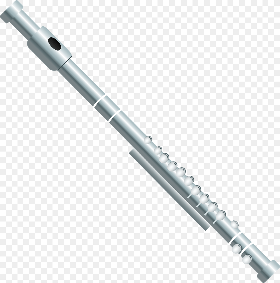 Flute Clipart, Musical Instrument, Smoke Pipe Png Image