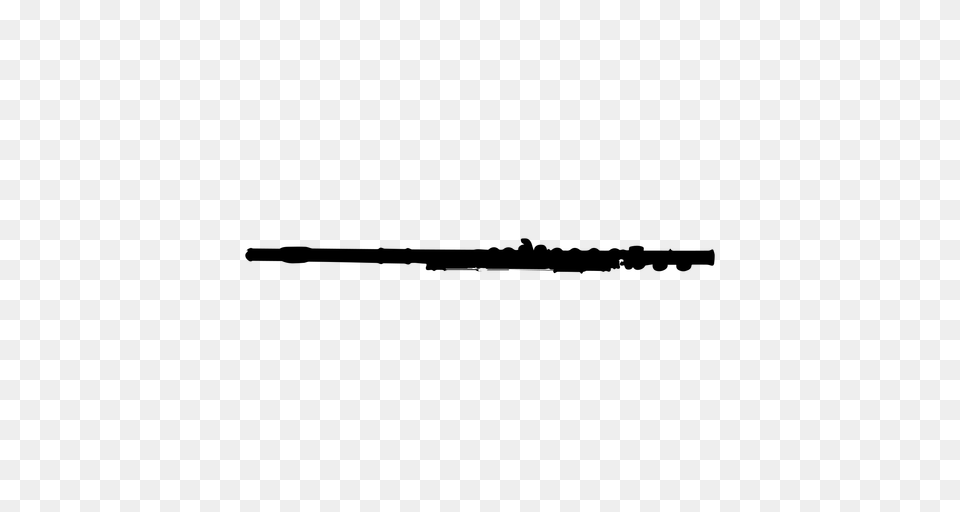 Flute Musical Instrument Silhouette, Gray Png Image