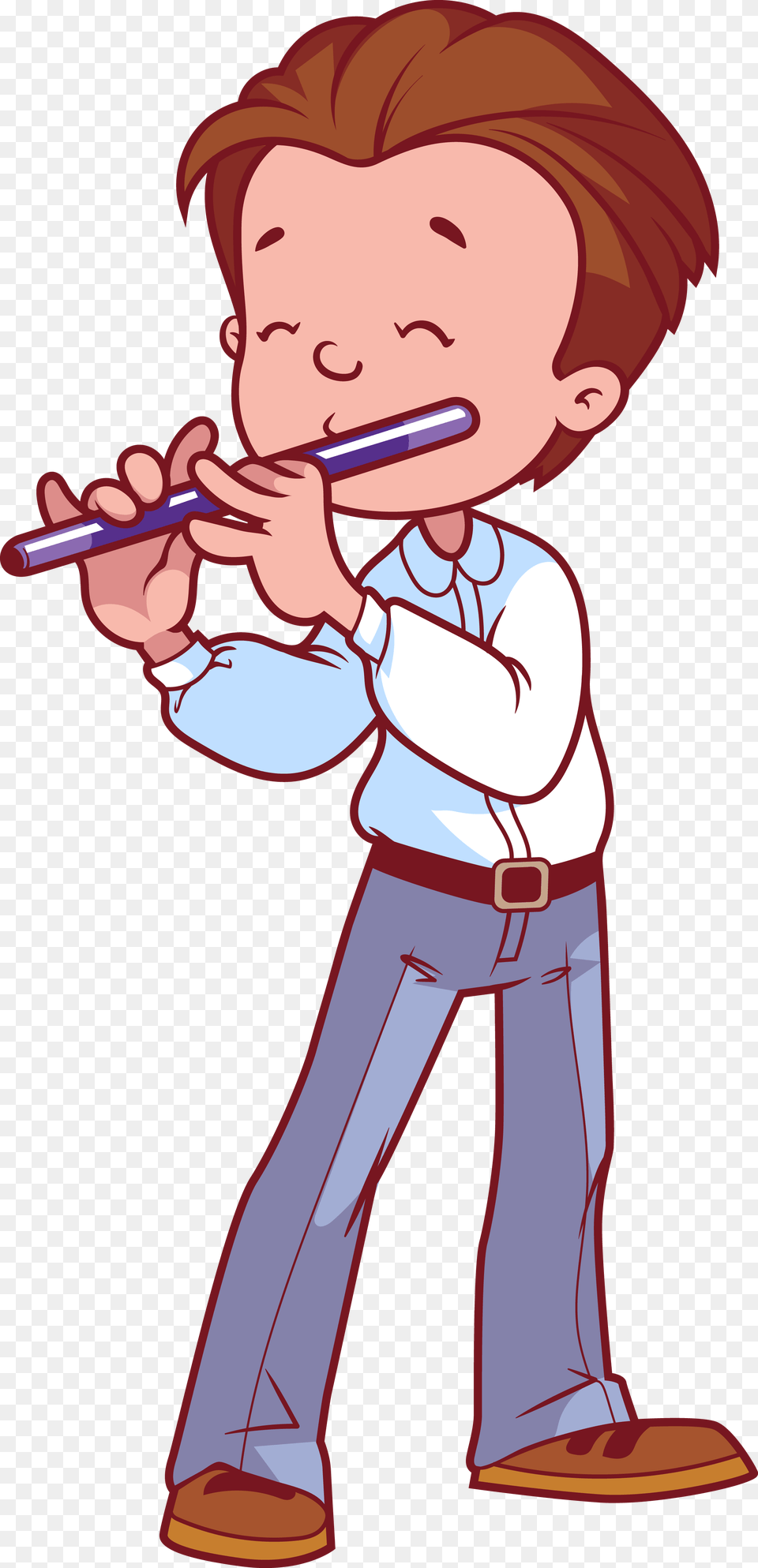 Flutes Clipart Musician Clipart Boy With Flute, Baby, Person, Face, Head Free Transparent Png