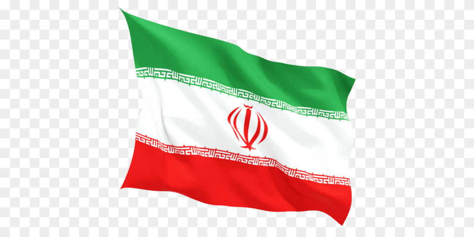 Fluttering Flag Illustration Of Flag Of Iran, Iran Flag Free Png Download