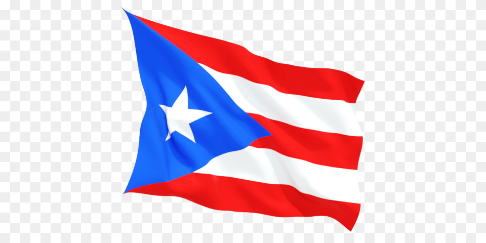 Fluttering Flag Illustration Of Flag Of Puerto Rico Free Transparent Png