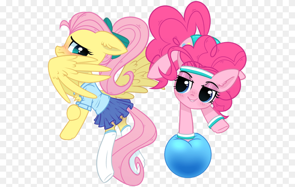 Fluttershy And Pinkie Pie By Starrcoma Pinkie Pie, Art, Graphics, Book, Comics Free Png