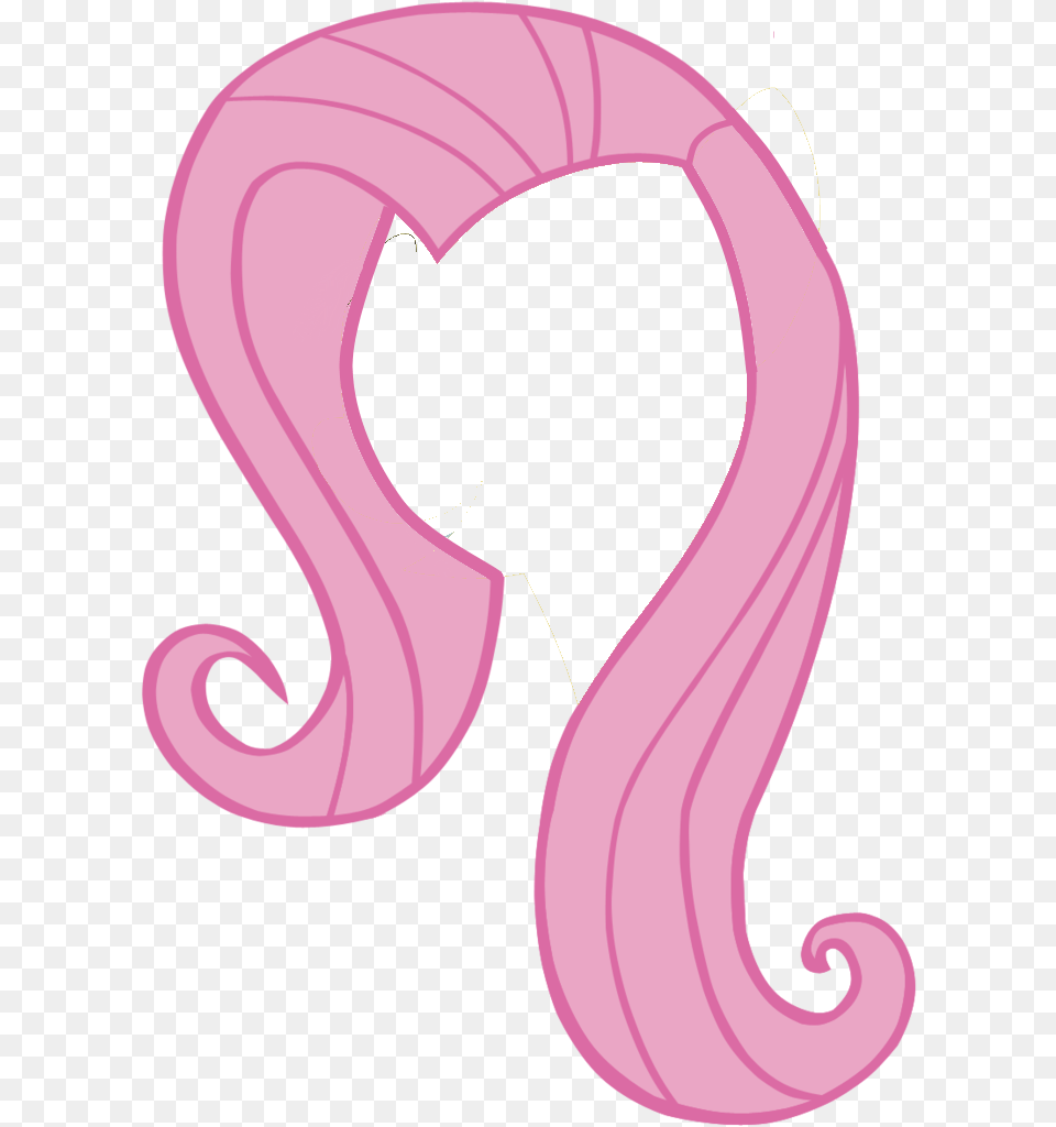 Fluttershy Hair Safe Simple Vector Wig Free Png