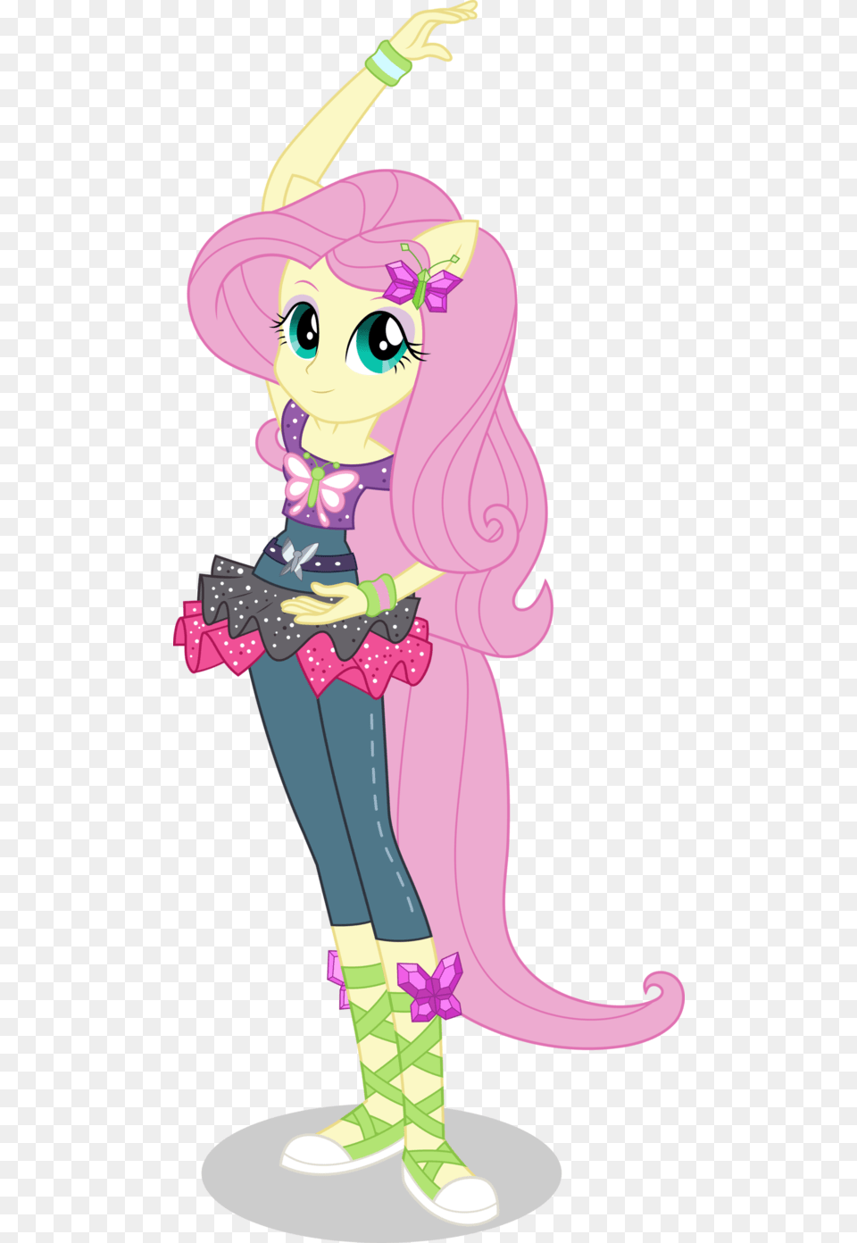 Fluttershy Images Dance Magic Fluttershy By Icantunloveyou My Little Pony Equestria Girls Dance Magic Fluttershy, Book, Publication, Comics, Person Png Image