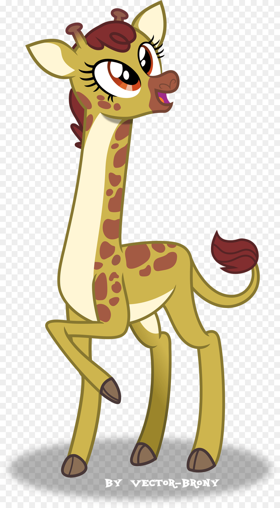 Fluttershy Leans In Mlp Giraffe, Animal, Kangaroo, Mammal Free Transparent Png