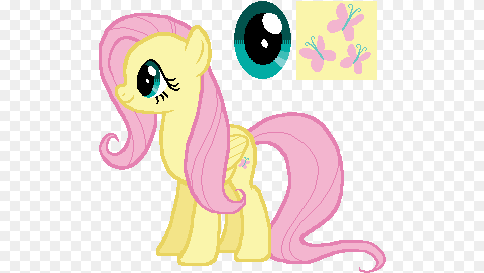 Fluttershy Mlp Fluttershy Color Guide, Baby, Person, Book, Comics Png Image