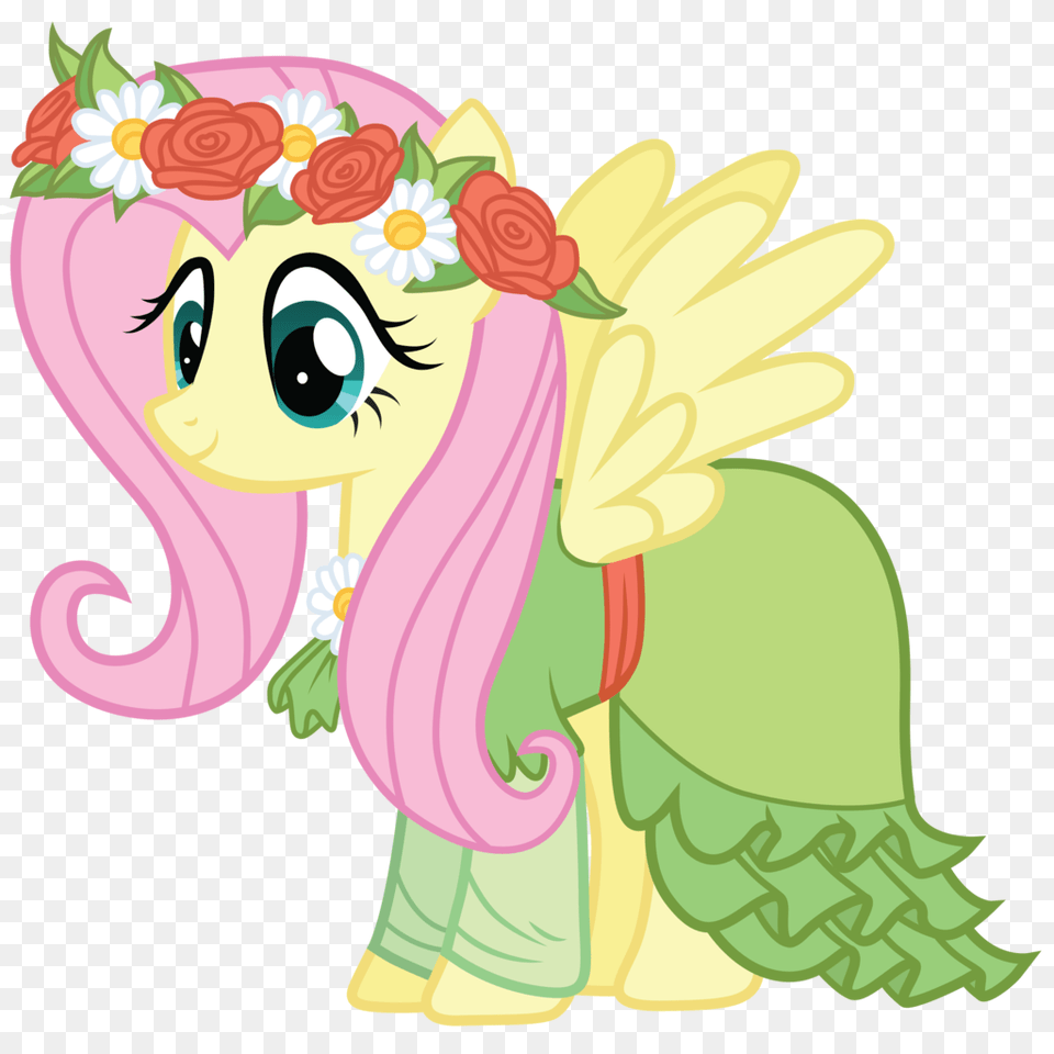 Fluttershy My Little Pony Fluttershy Dress Laura, Art, Graphics, Baby, Pattern Free Png Download