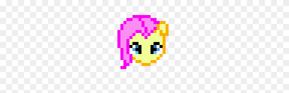 Fluttershy Pixel Art Maker, Purple, Qr Code Png Image