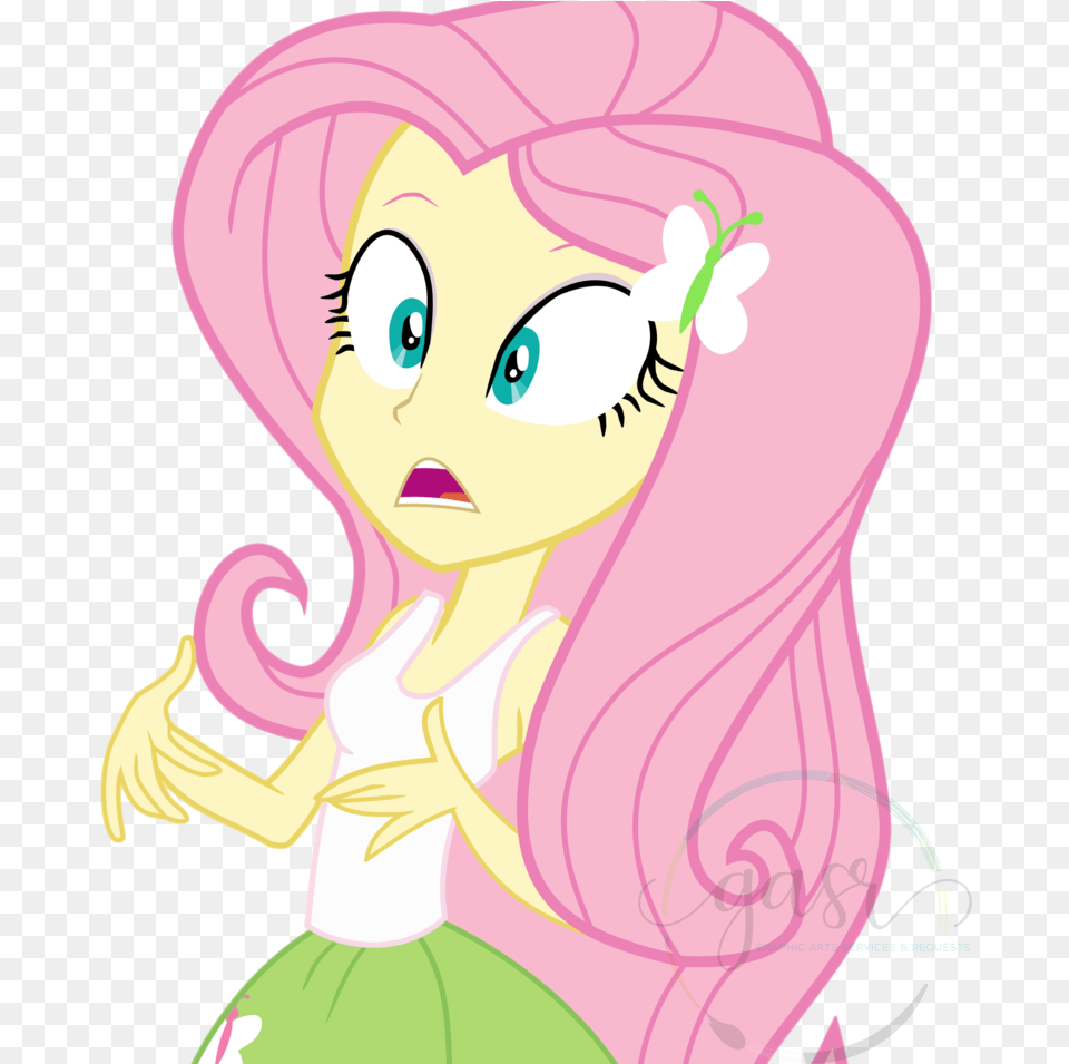 Fluttershy Spooked Fluttershy Eg Vector, Book, Comics, Publication, Baby Png