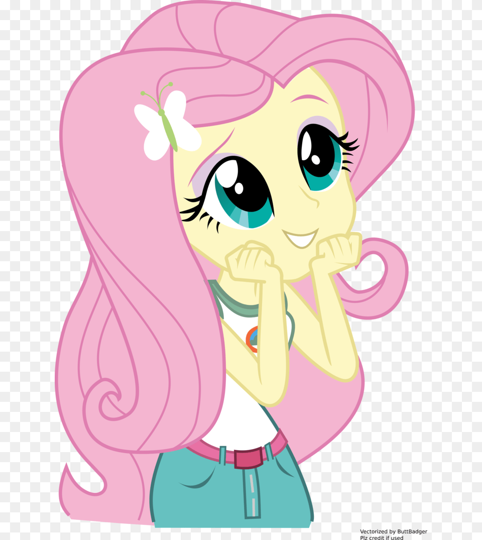 Fluttershy Vector Mlp Human Mlp Equestria Girls The Legend Of Everfree Fluttershy, Book, Comics, Publication, Baby Free Png Download