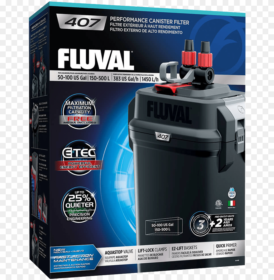 Fluval 307 External Filter, Bottle, Box, Machine Png Image