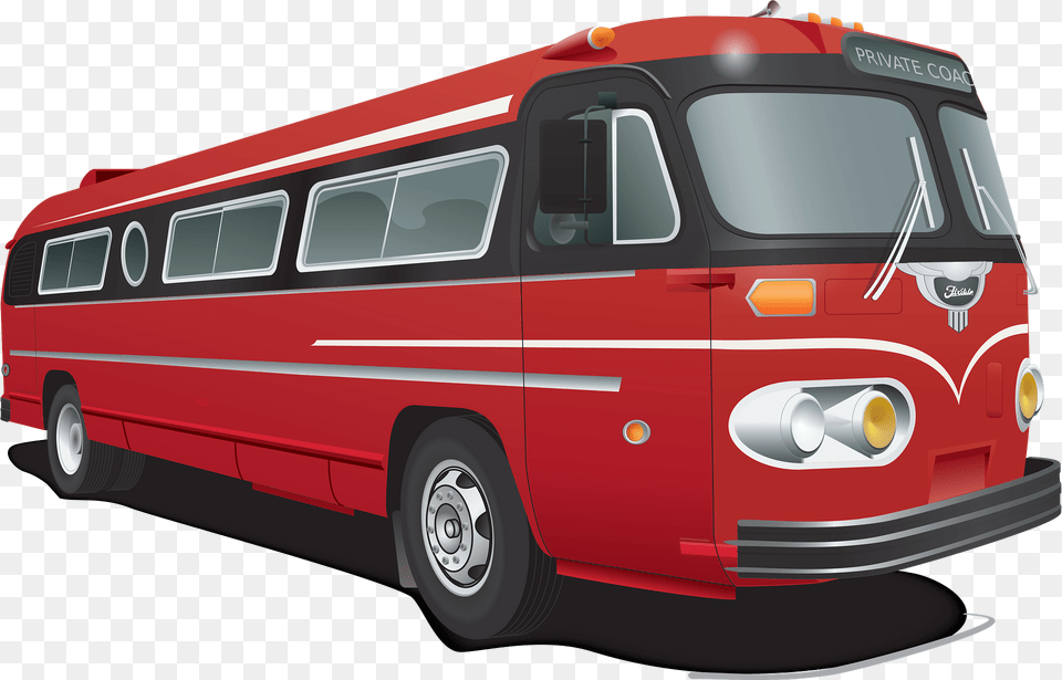 Flxible Visicoach Tour Bus Clipart, Transportation, Vehicle, Tour Bus Free Png