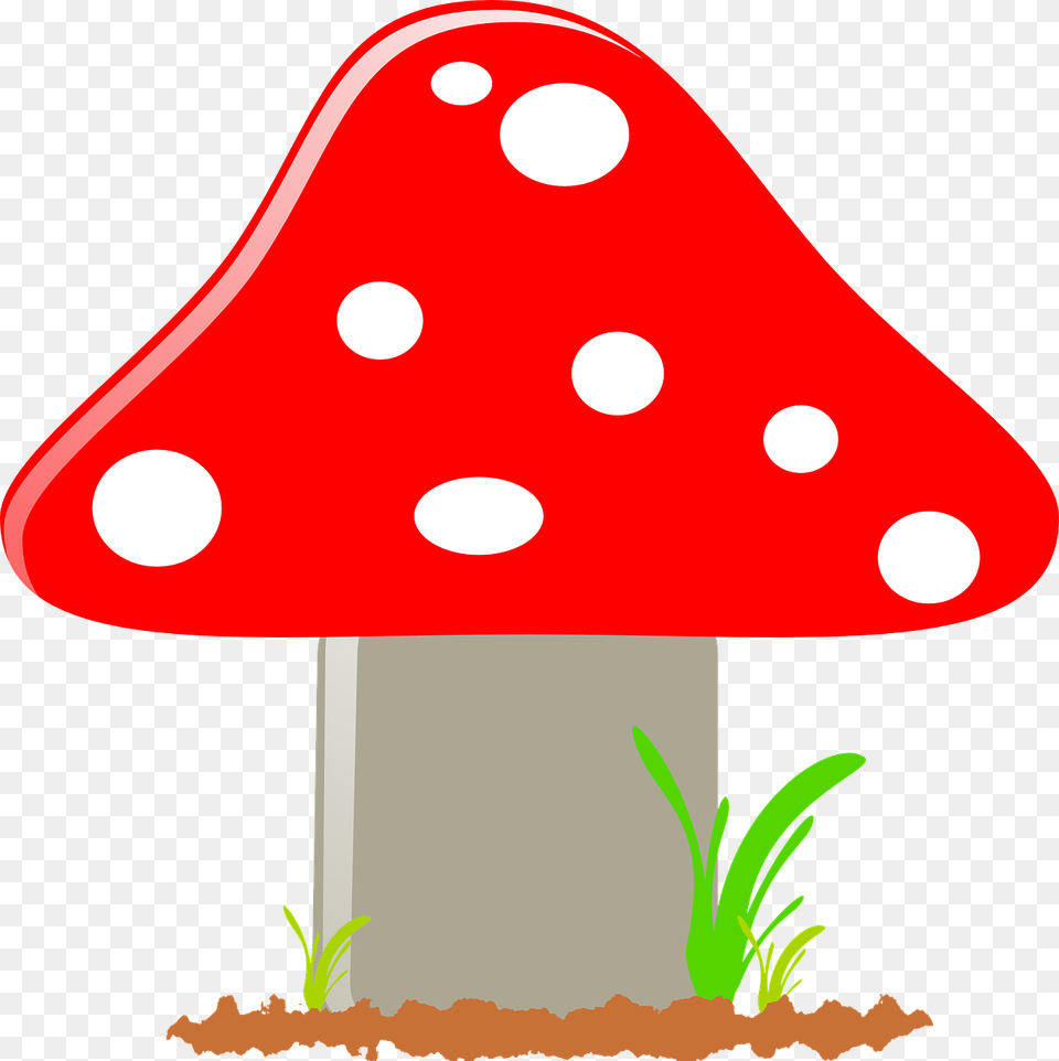 Fly Agaric Mushroom Clipart, Plant, Pattern, Fungus, Food Png