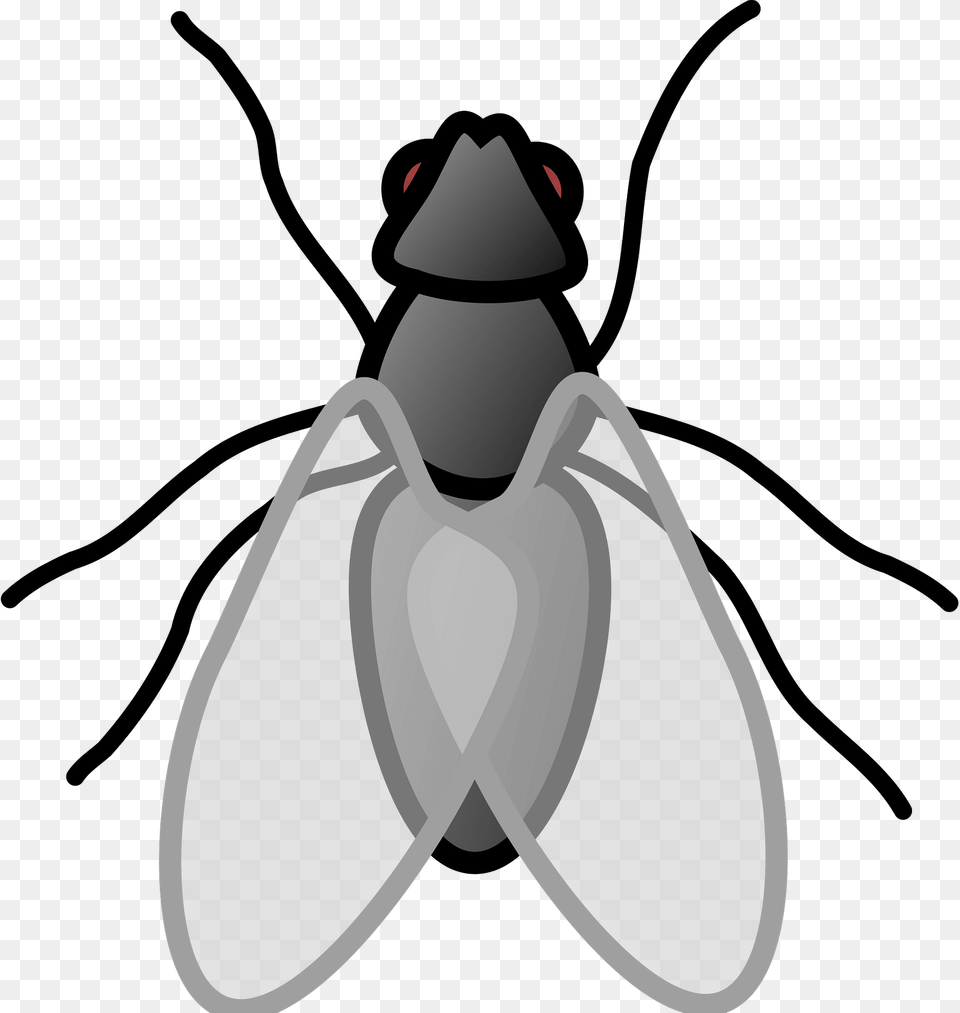 Fly Black And White Clipart, Animal, Insect, Invertebrate, Smoke Pipe Free Transparent Png