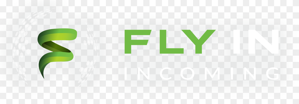 Fly In Incoming Logo Graphic Design, Text, Green Free Png