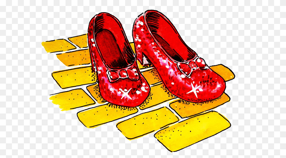 Fly Me To The Broom Clil The Yellow Brick Road I, Clothing, Footwear, Shoe, High Heel Free Transparent Png