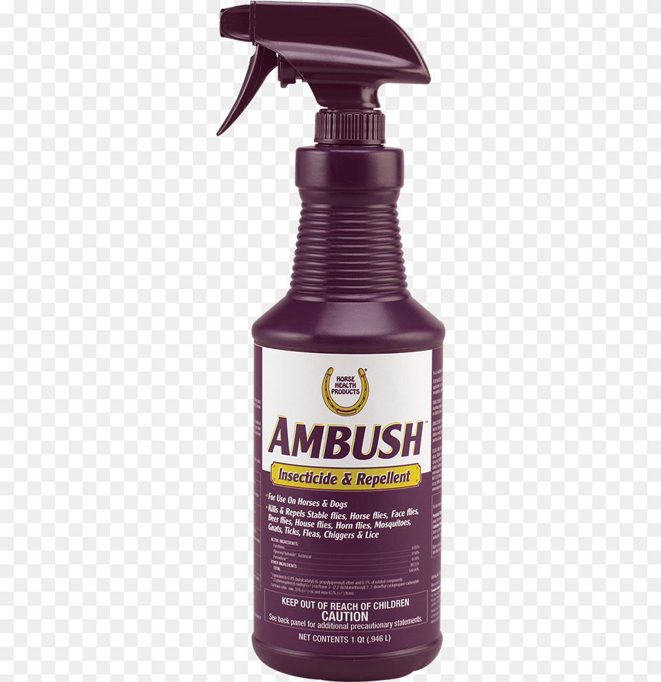 Fly Protection For Your Horses And Dogs Farnam Ambush Insecticide Amp Repellent Spray, Tin, Can, Spray Can, Bottle Free Png Download