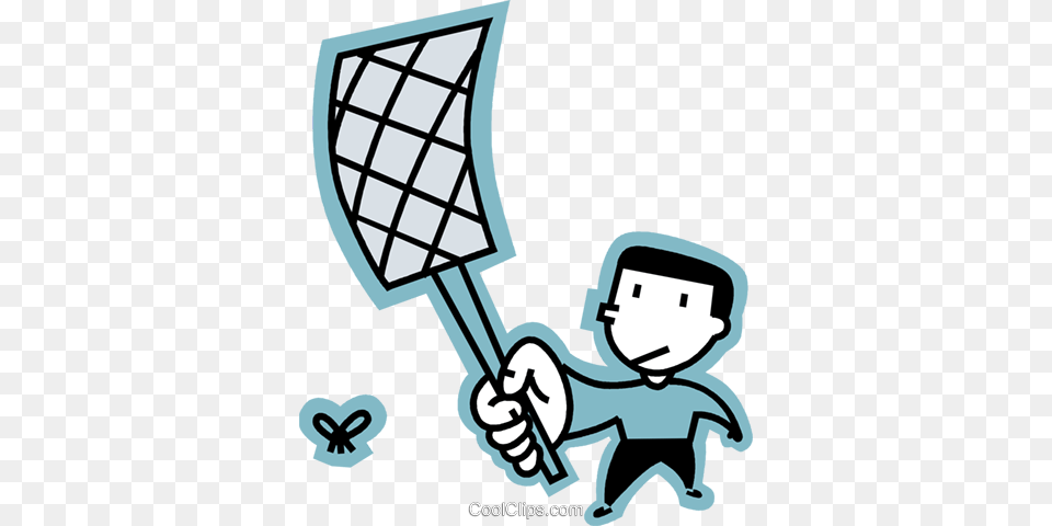 Fly Swatter Royalty Vector Clip Art Illustration, People, Person, Light, Tool Free Png Download