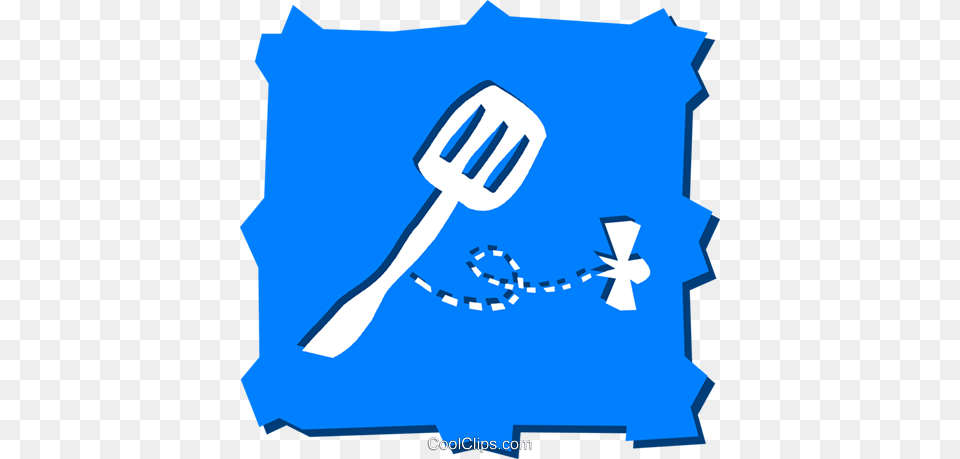 Fly Swatter Royalty Vector Clip Art Illustration, Cutlery, Fork, Spoon, Person Png Image