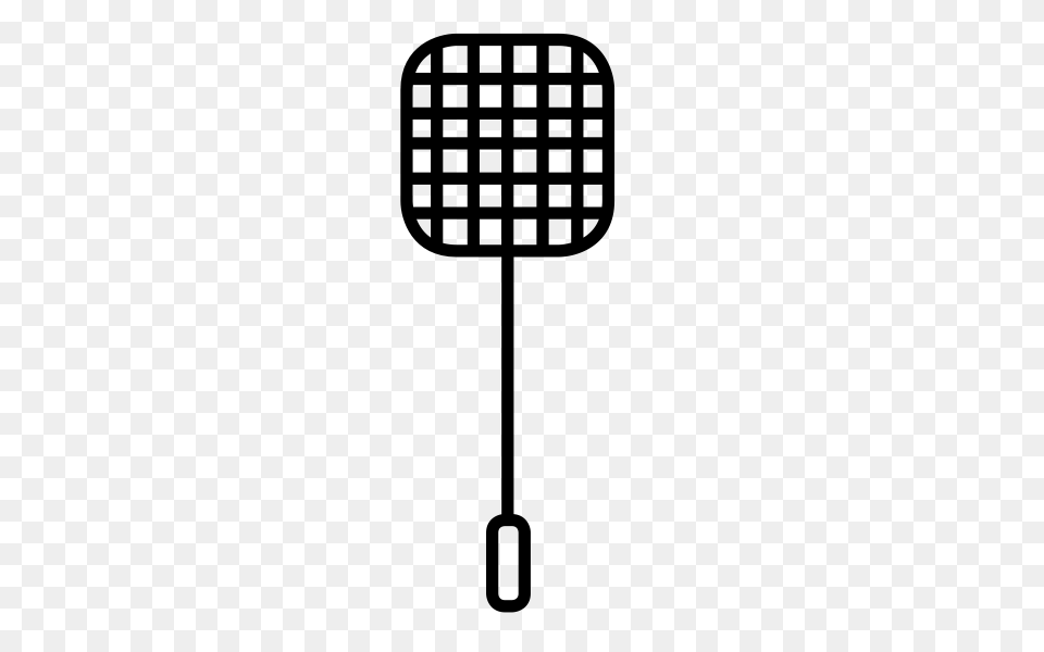 Fly Swatter Rubber Stamp Stampmore, Gray Free Transparent Png