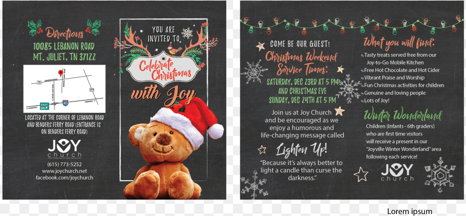 Flyer, Blackboard, Teddy Bear, Toy, Text Png Image