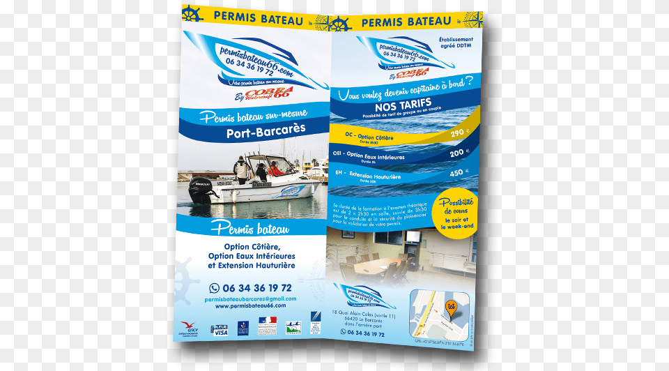 Flyer Permis Bateau Flyer, Advertisement, Poster, Transportation, Vehicle Png