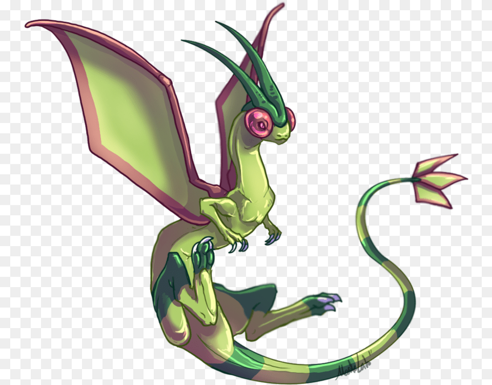 Flygon By Abelphee D4i9qqz Flygon Drawing, Dragon Free Transparent Png