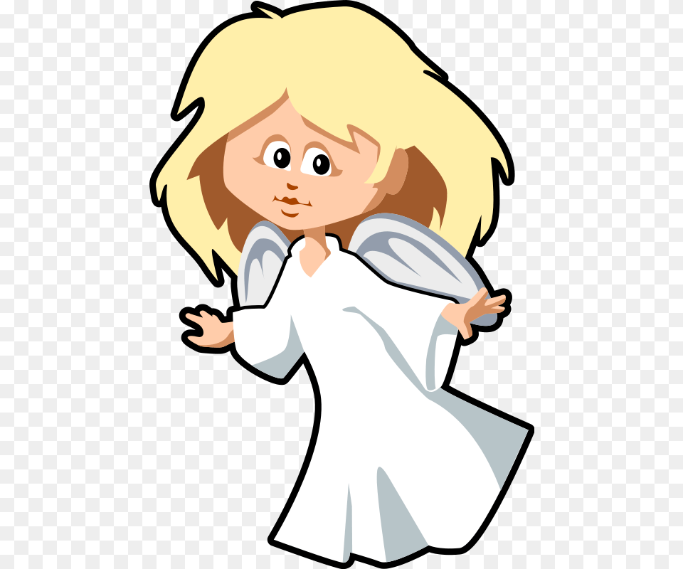 Flying Angel Cliparts, Book, Comics, Publication, Baby Free Transparent Png