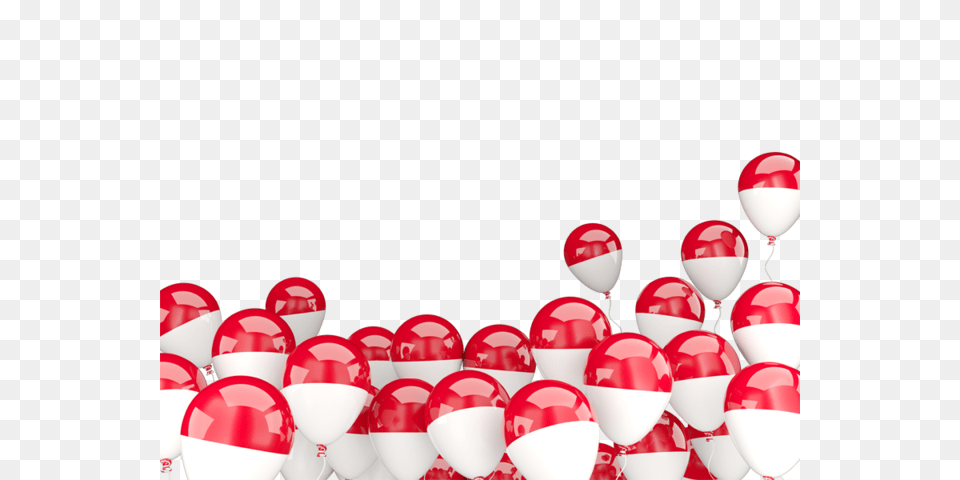 Flying Balloons Illustration Of Flag Of Indonesia, People, Person, Balloon, Sphere Png