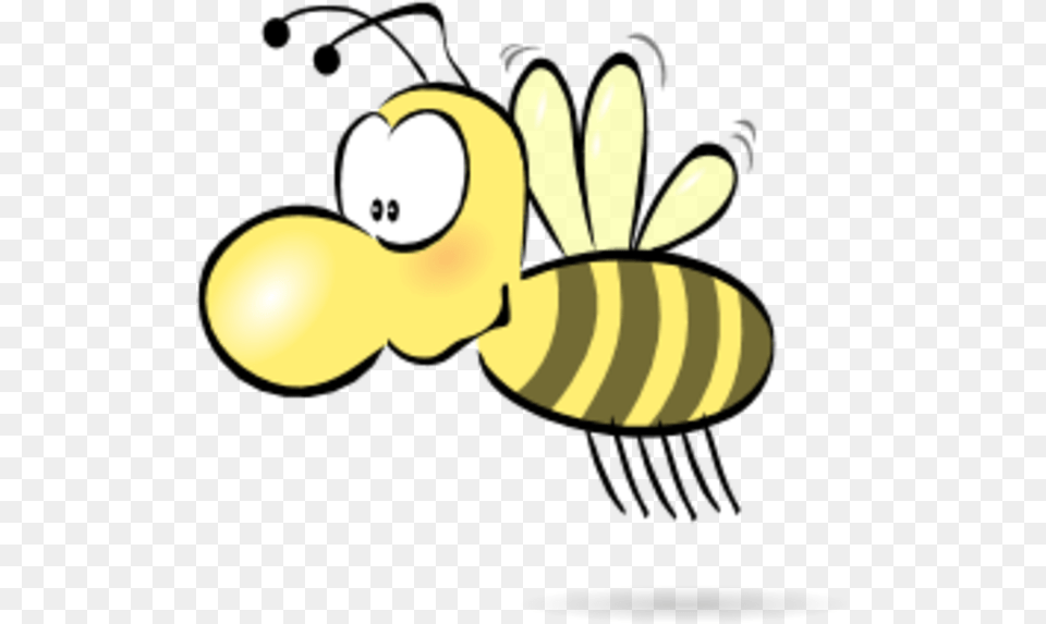 Flying Bee Clipart Bee With A Nose, Animal, Honey Bee, Insect, Invertebrate Png