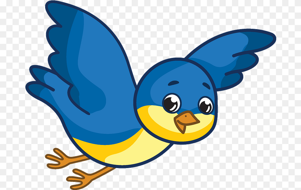 Flying Bluebird Clipart Transparent Bird Clipart Creazilla, Animal, Jay, Fish, Sea Life Free Png Download