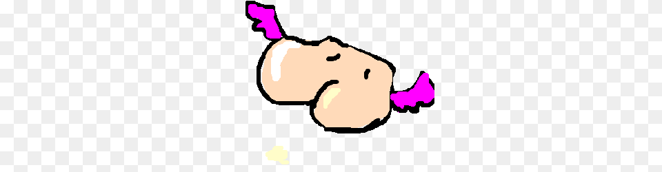 Flying Butt Drawing, Head, Person, Face, Baby Png Image