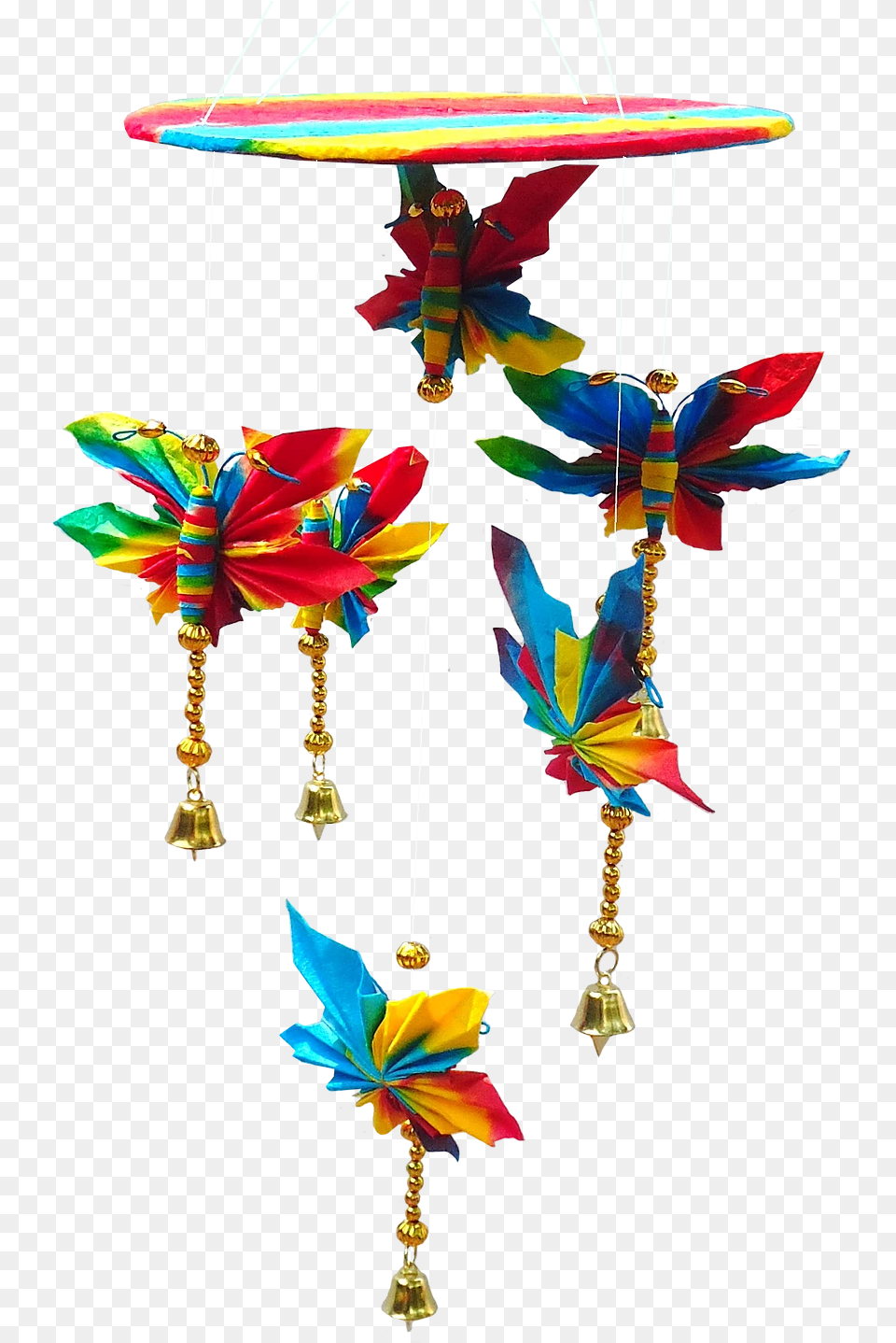 Flying Butterfly Mobile Flying Toy, Art, Handicraft, Leaf, Plant Free Png Download