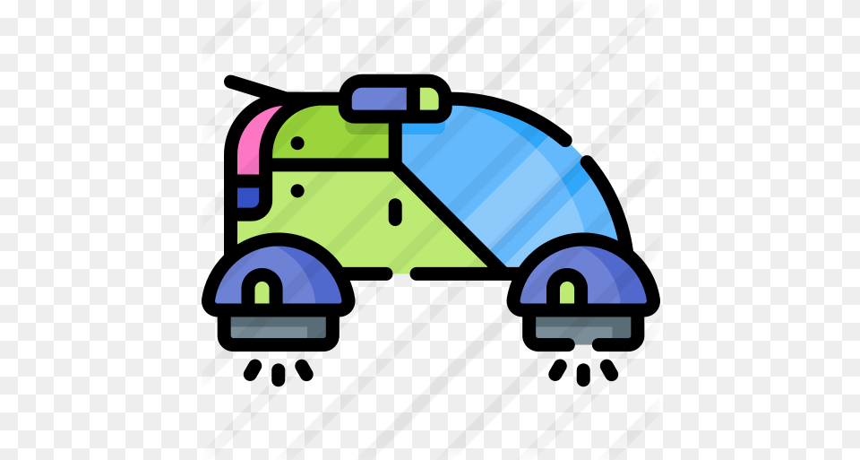 Flying Car Technology Icons Clip Art, Bulldozer, Machine, Transportation, Vehicle Png